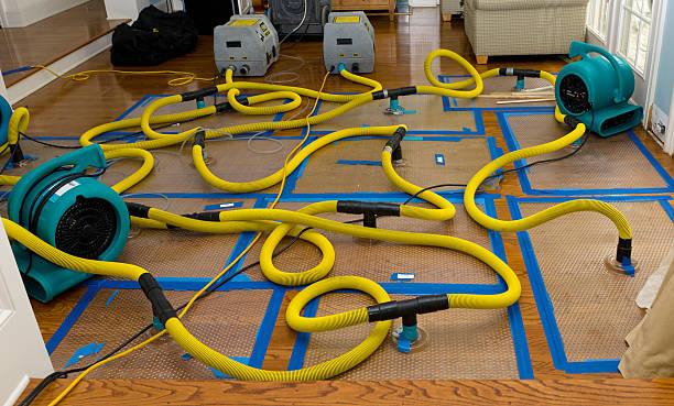 Professional Storm Water Damage Restoration technician working in Morrow, GA